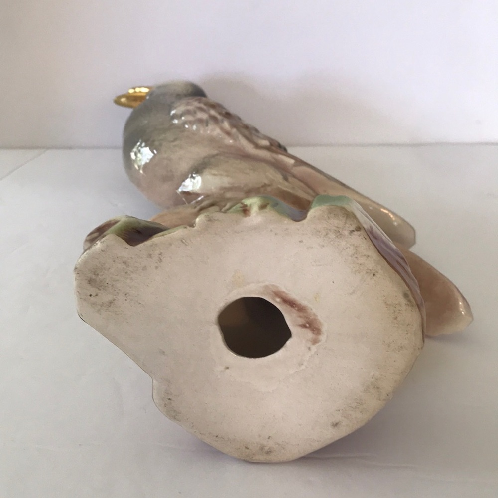 Ceramic Bird Perched on Tree - Picture 6 of 9